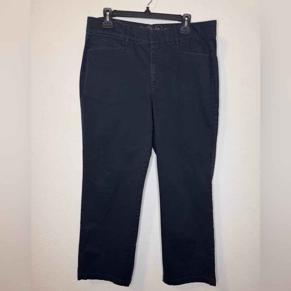 JM Collection Navy Trousers